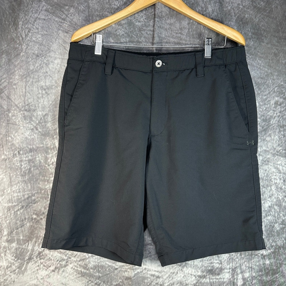 Under Armour Golf Shorts Mens 38 Performance Stretch Gray Flat Front Lightweight